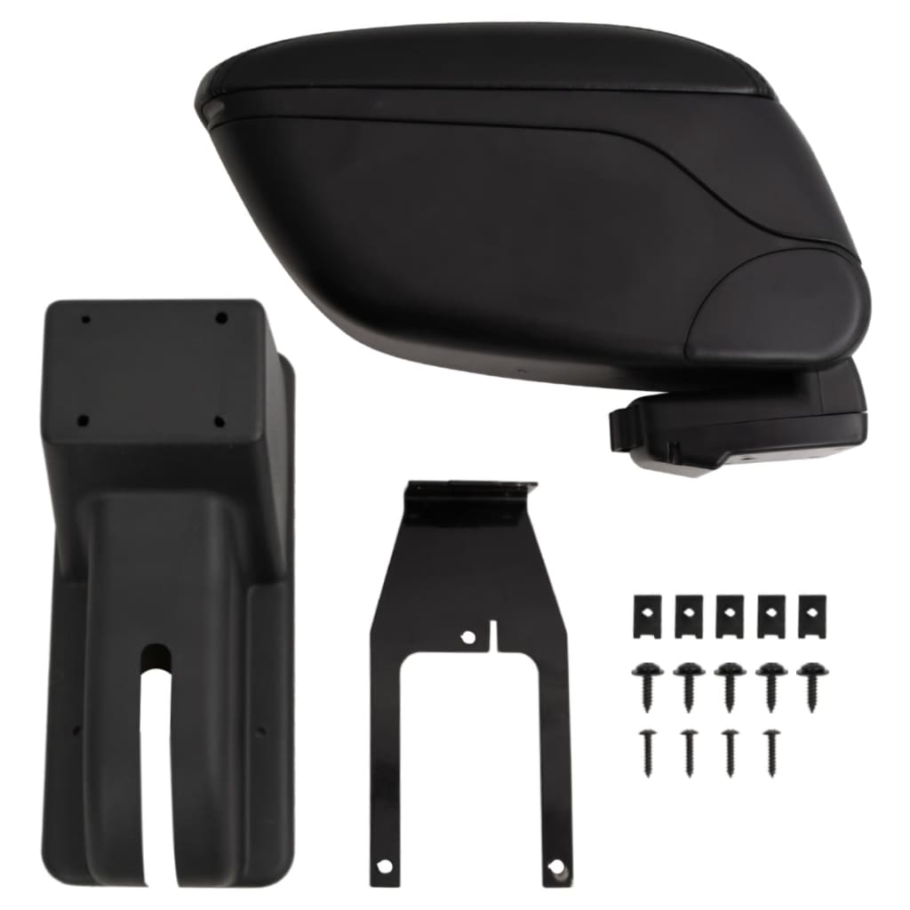 Car Armrest Black 12x29x(32-46) cm ABS - Casper Homes