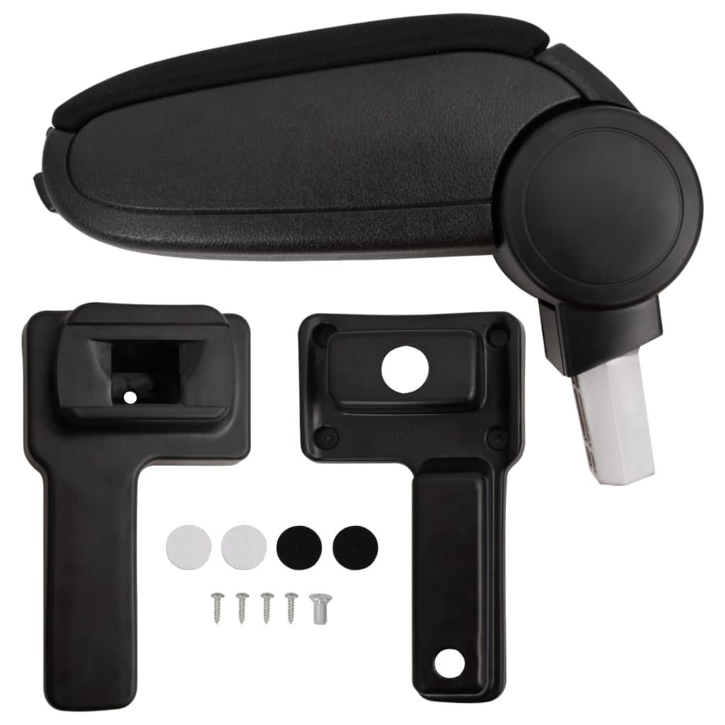 Car Armrest Black 14.5x32x(27-46) cm ABS - Sid & Sam