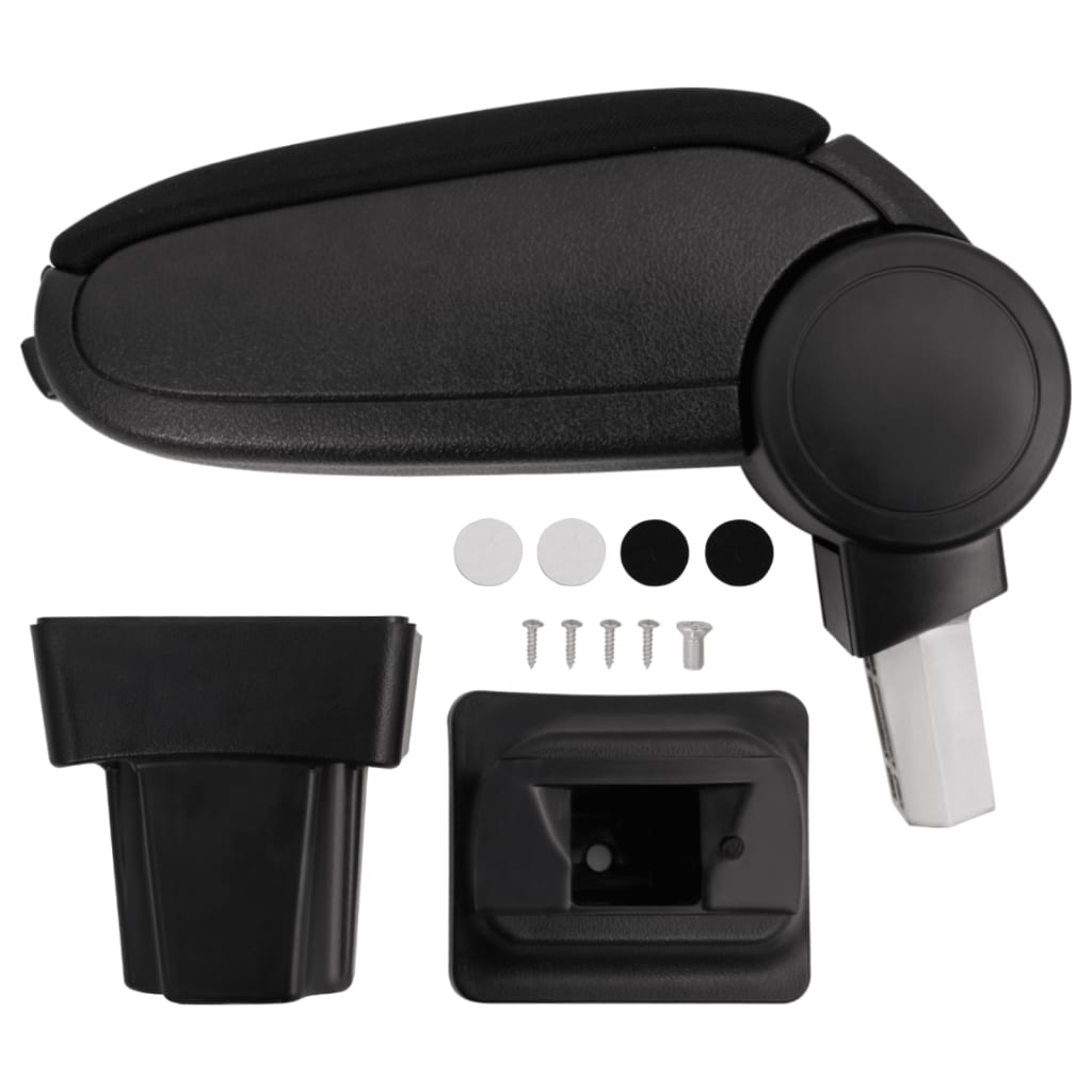 Car Armrest Black 11.5x32x(30-50) cm ABS - Merkel Designers