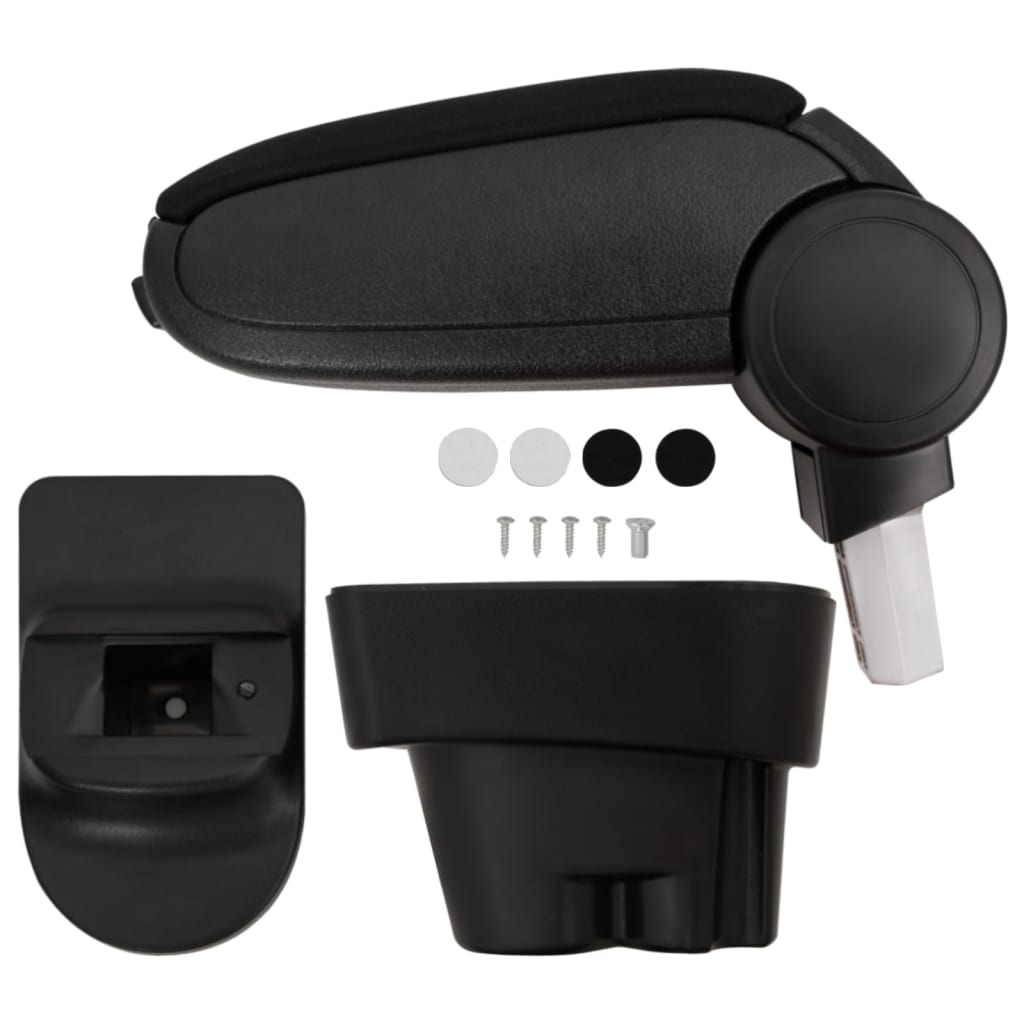 Car Armrest Black 12x36x(33.5-48) cm ABS - Millennium Furniture