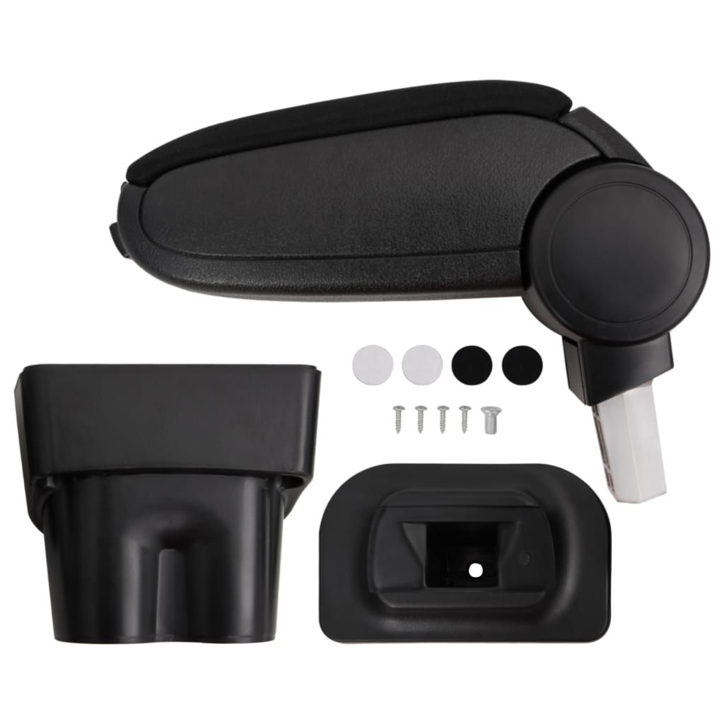 Car Armrest Black 17x32x(35.5-52) cm ABS - Casper Homes