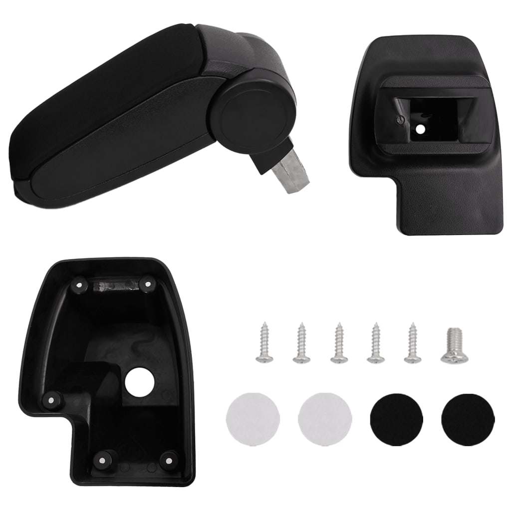 Car Armrest Black 15x35x(33-49.5) cm ABS - Millennium Furniture