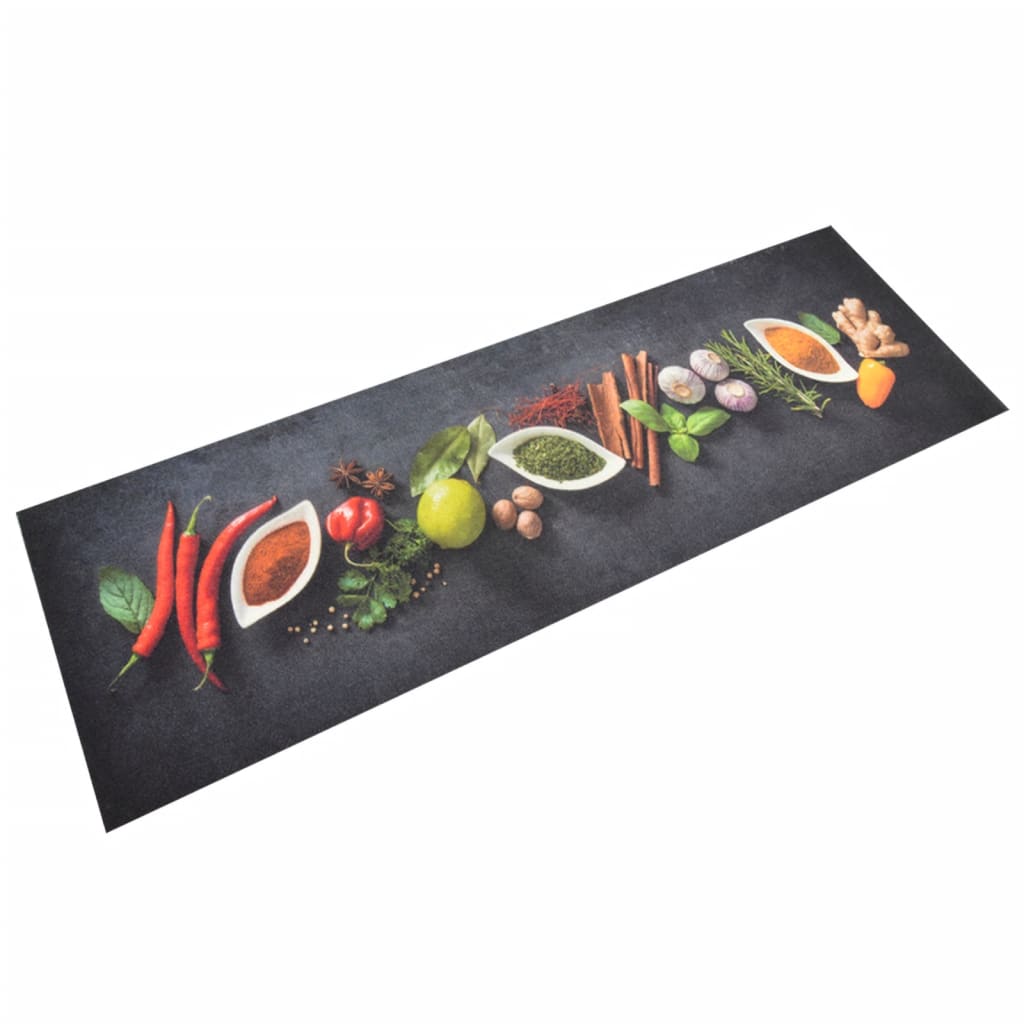 Kitchen Rug Washable Spices 60x180 cm Velvet - Unbeatable Bargains