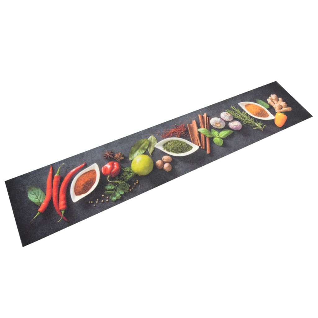 Kitchen Rug Washable Spices 60x300 cm Velvet - Tyrell & Tyrell