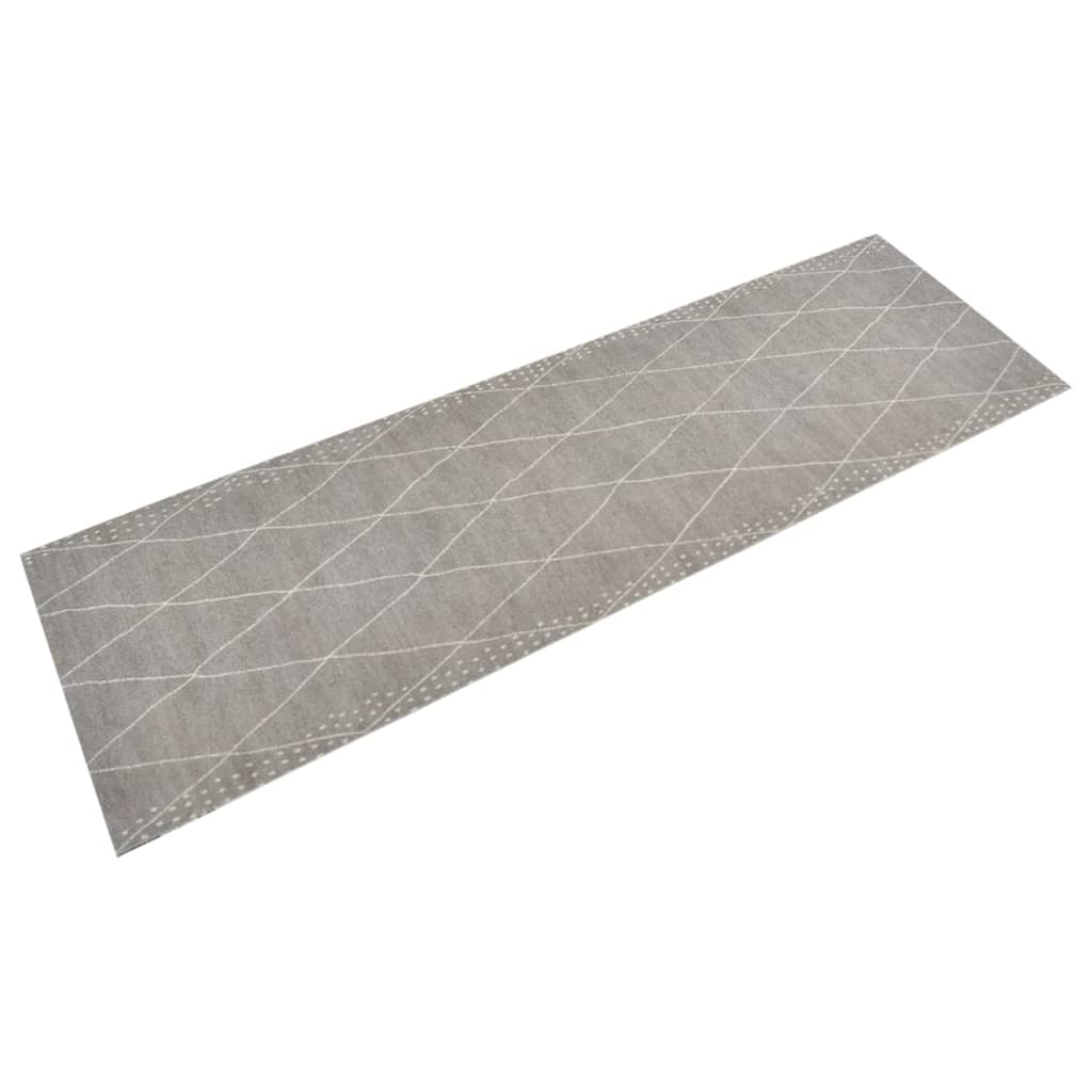 Kitchen Rug Washable Rhombus 60x180 cm Velvet - Millennium Furniture