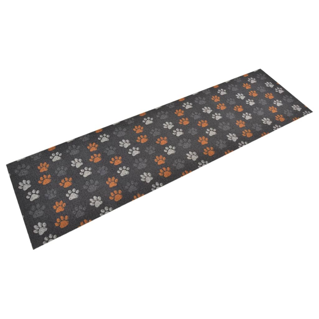 Kitchen Rug Washable Paws 45x150 cm Velvet - R and M Furniture