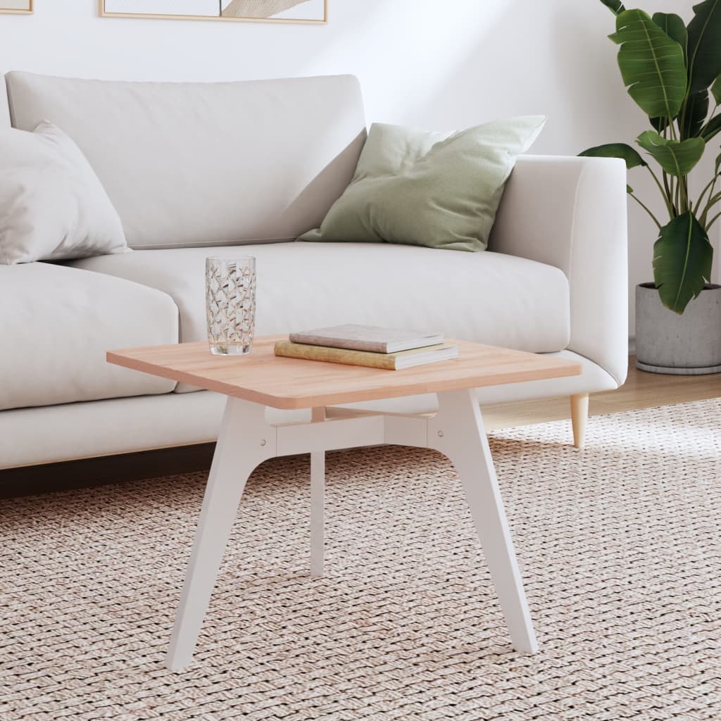 Table Top 50x50x1.5 cm Square Solid Wood Beech - Casper Homes