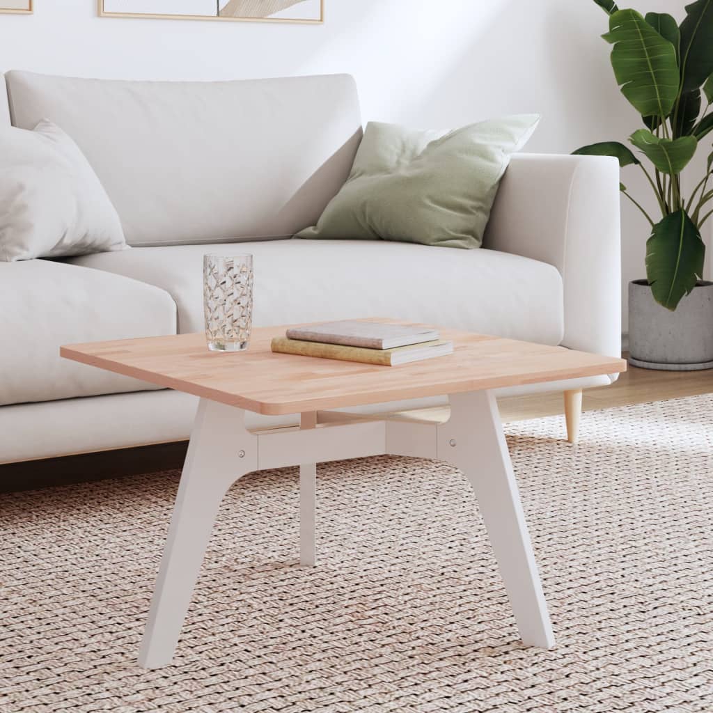 Table Top 60x60x1.5 cm Square Solid Wood Beech - Casper Homes