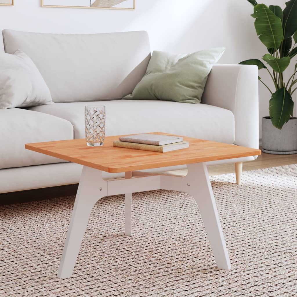 Table Top 60x60x1.5 cm Square Solid Wood Beech - Decor Base