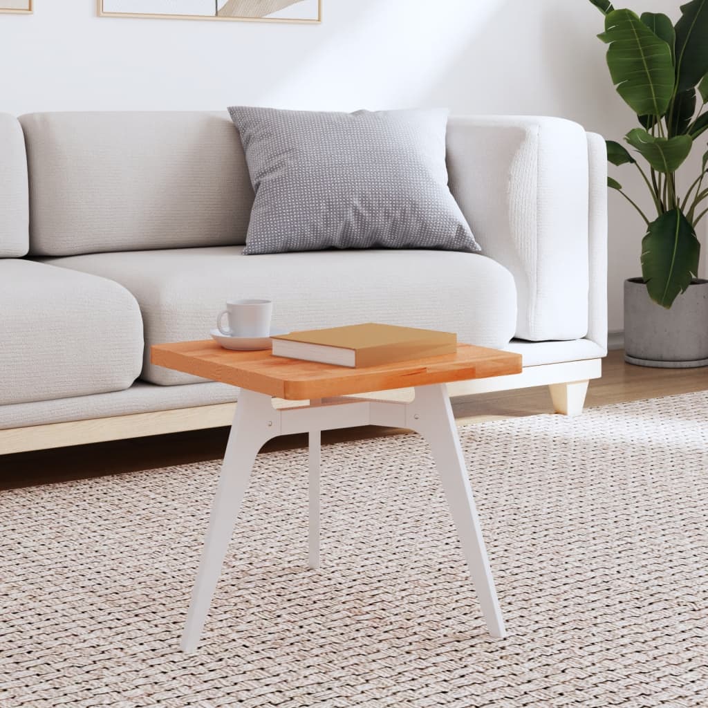 Table Top 40x40x2.5 cm Square Solid Wood Beech - Sid & Sam