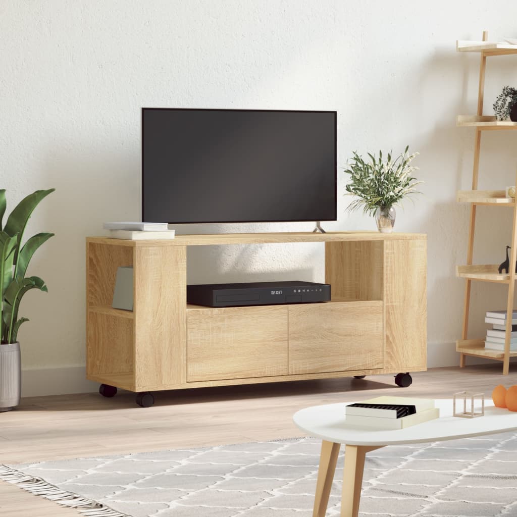 TV Cabinet Sonoma Oak 102x34.5x43 cm Engineered Wood - Style and Chic