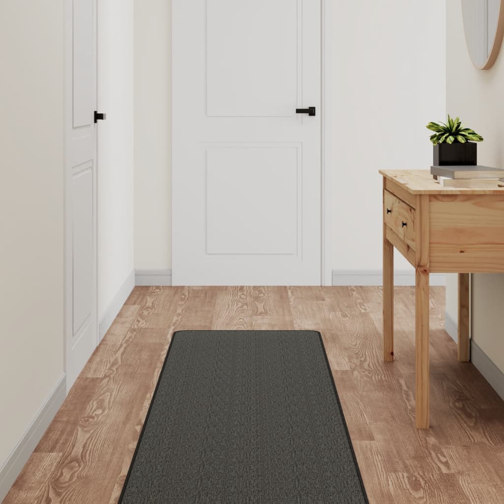 Carpet Runner Sisal Look Anthracite 50x200 cm - Charlotte Dunes