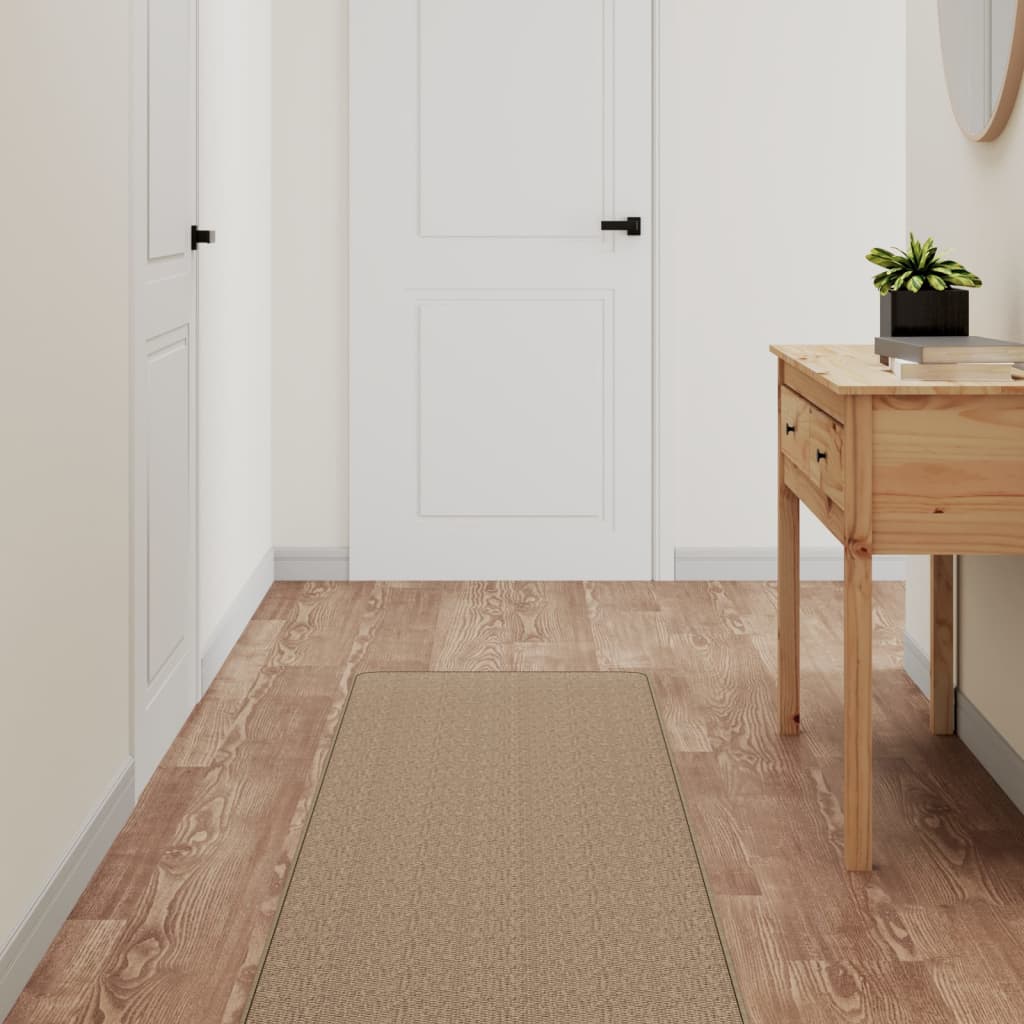 Carpet Runner Sisal Look Sand 50x300 cm - Merlin Deals