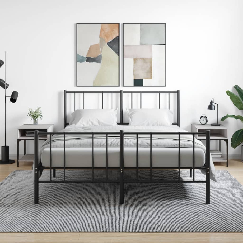Bedside Tables 2 pcs Grey Sonoma 40x41x50 cm Engineered Wood - All Things Good