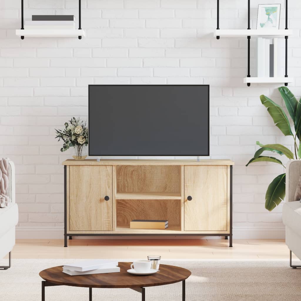 TV Cabinet Sonoma Oak 100x40x50 cm Engineered Wood - Merkel Designers