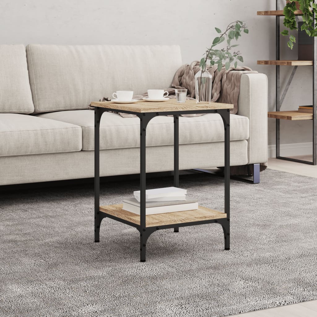 Coffee Table Sonoma Oak 40x40x55 cm Engineered Wood - Casper Homes