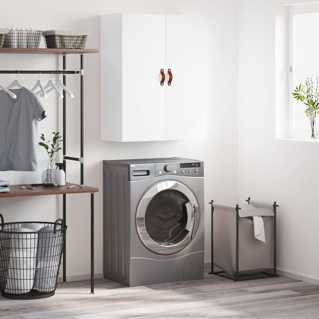 Wall Mounted Cabinet White 69.5x34x90 cm - Merlin Deals