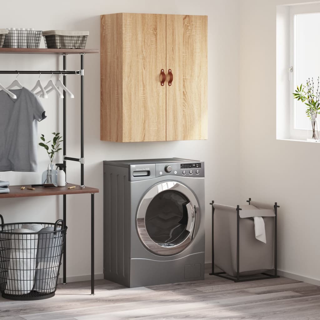 Wall Mounted Cabinet Sonoma Oak 69.5x34x90 cm - Merlin Deals