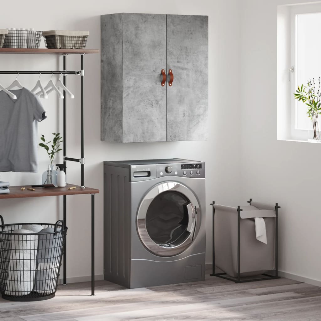 Wall Mounted Cabinet Concrete Grey 69.5x34x90 cm - Tyrell & Tyrell