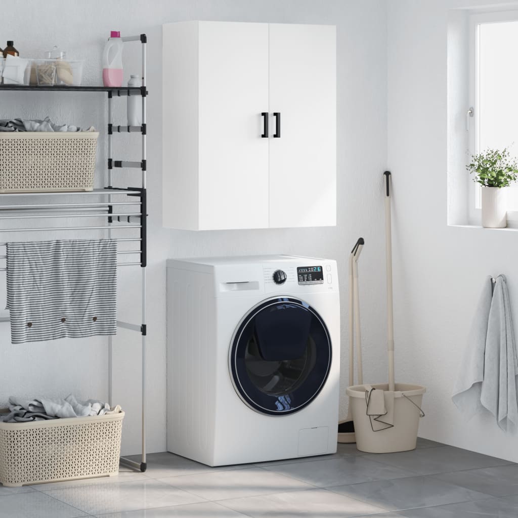 Wall Mounted Cabinet White 69.5x34x90 cm - Merlin Deals