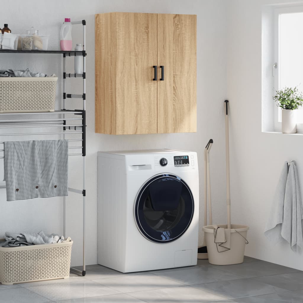 Wall Mounted Cabinet Sonoma Oak 69.5x34x90 cm - Merlin Deals