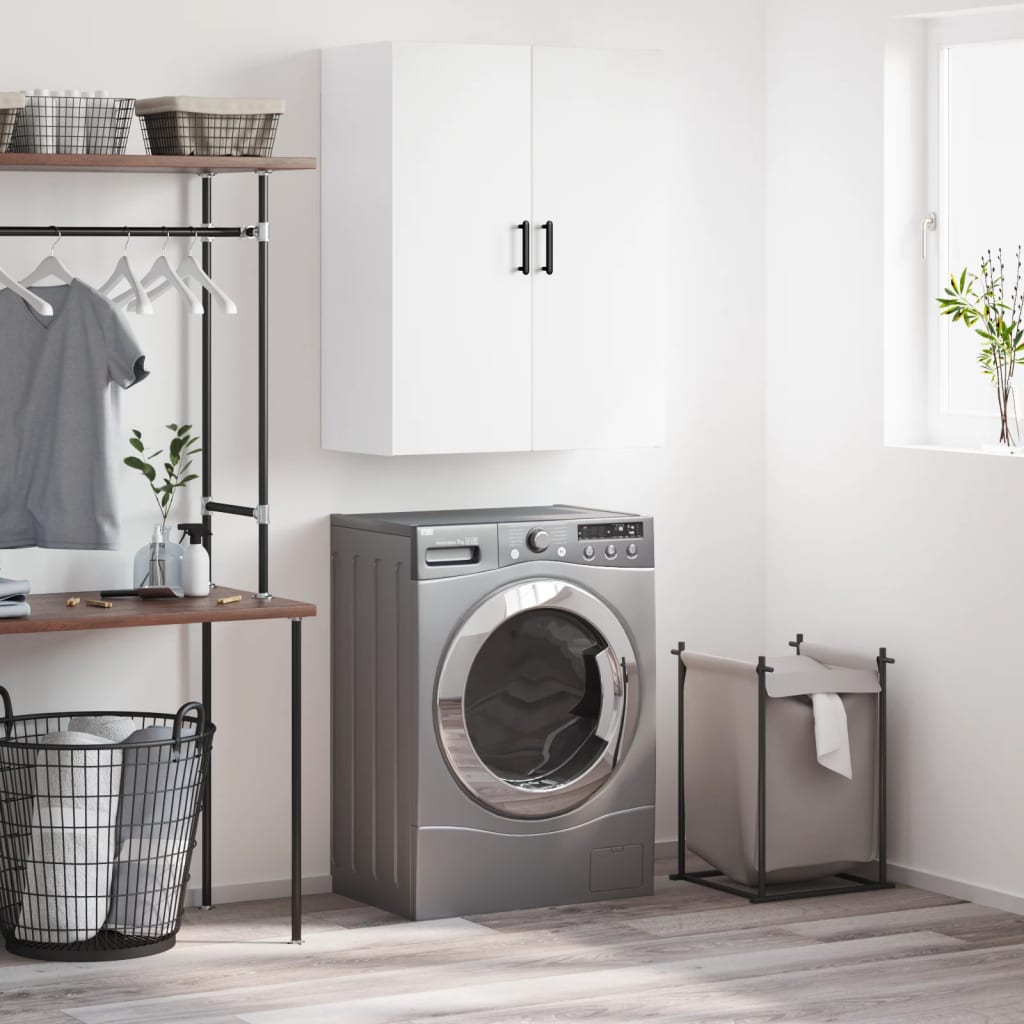 Wall Mounted Cabinet White 69.5x34x90 cm - Merlin Deals