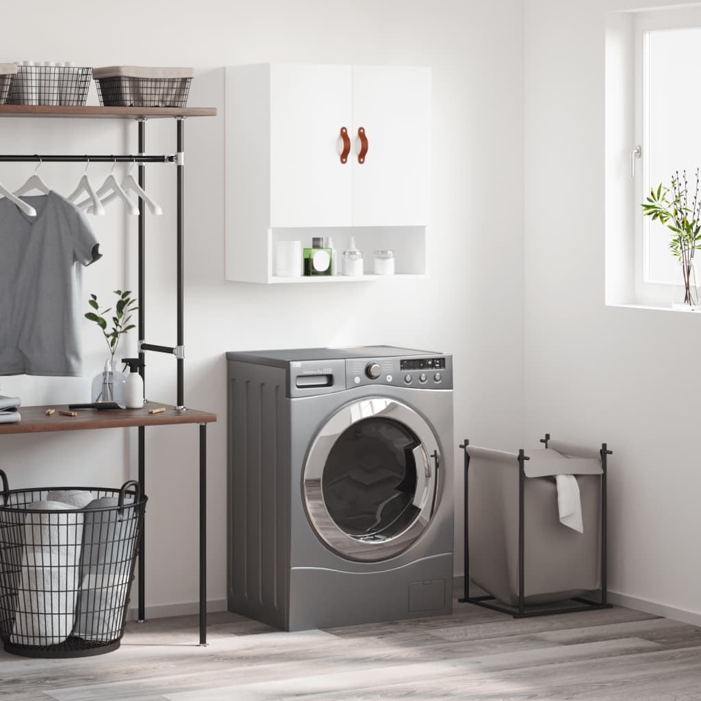 Wall Cabinet White 60x31x70 cm Engineered Wood - Merlin Deals