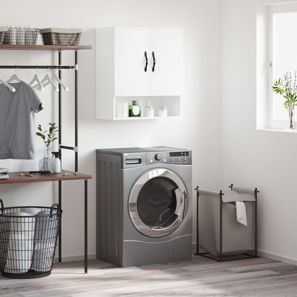 Wall Cabinet White 60x31x70 cm Engineered Wood - Merlin Deals
