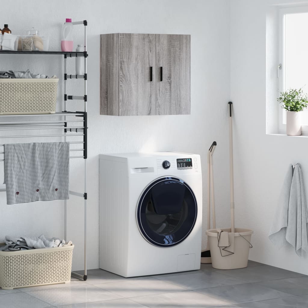 Wall Cabinet Grey Sonoma 60x31x60cm Engineered Wood - Casper Homes