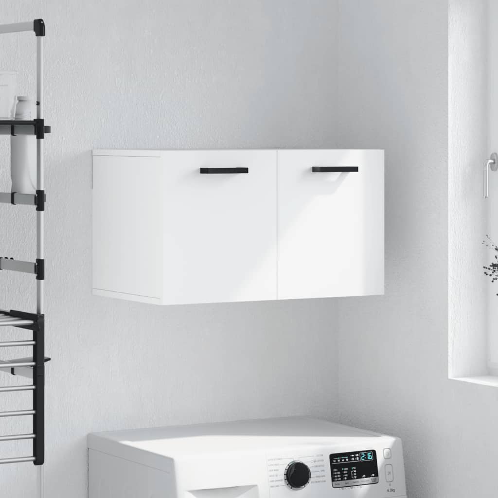 Wall Cabinet White 60x36.5x35 cm Engineered Wood - Merlin Deals