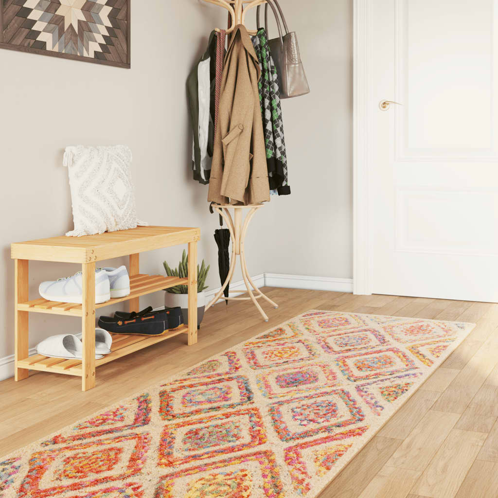 Rug Washable Multicolour 80x300cm Anti Slip - All Things Good