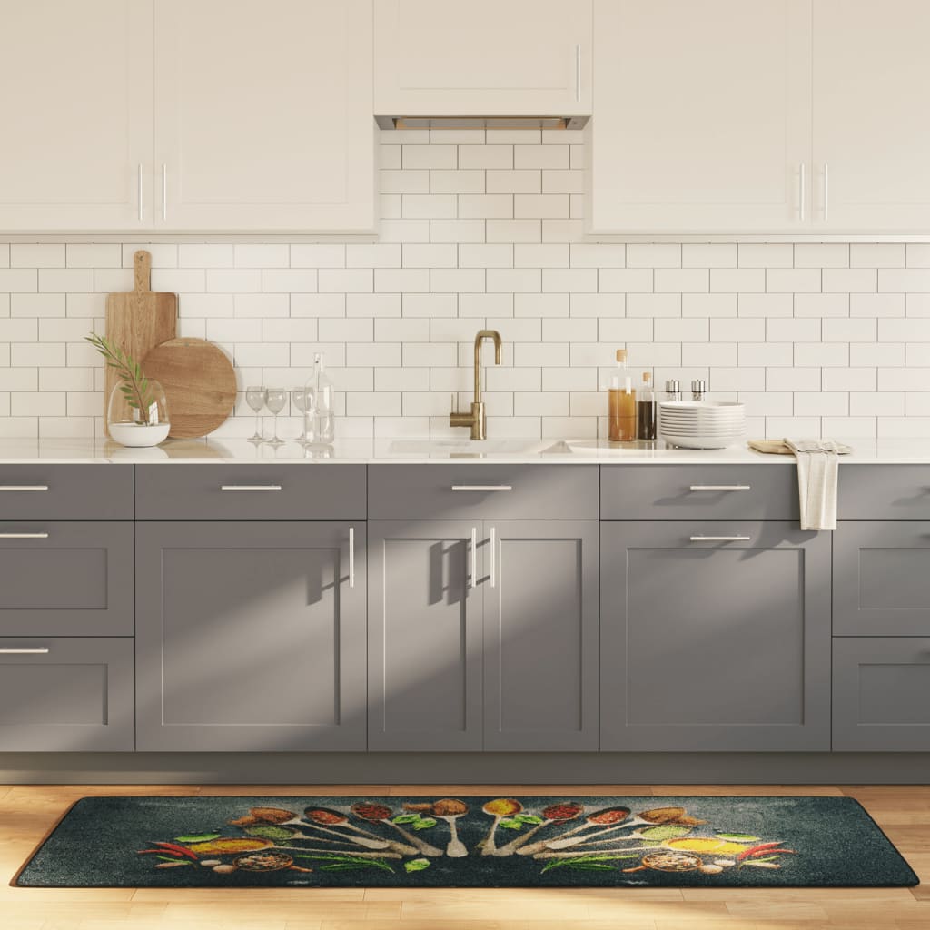 Kitchen Rug Multicolour 60x180 cm Washable Anti Slip - Sid & Sam