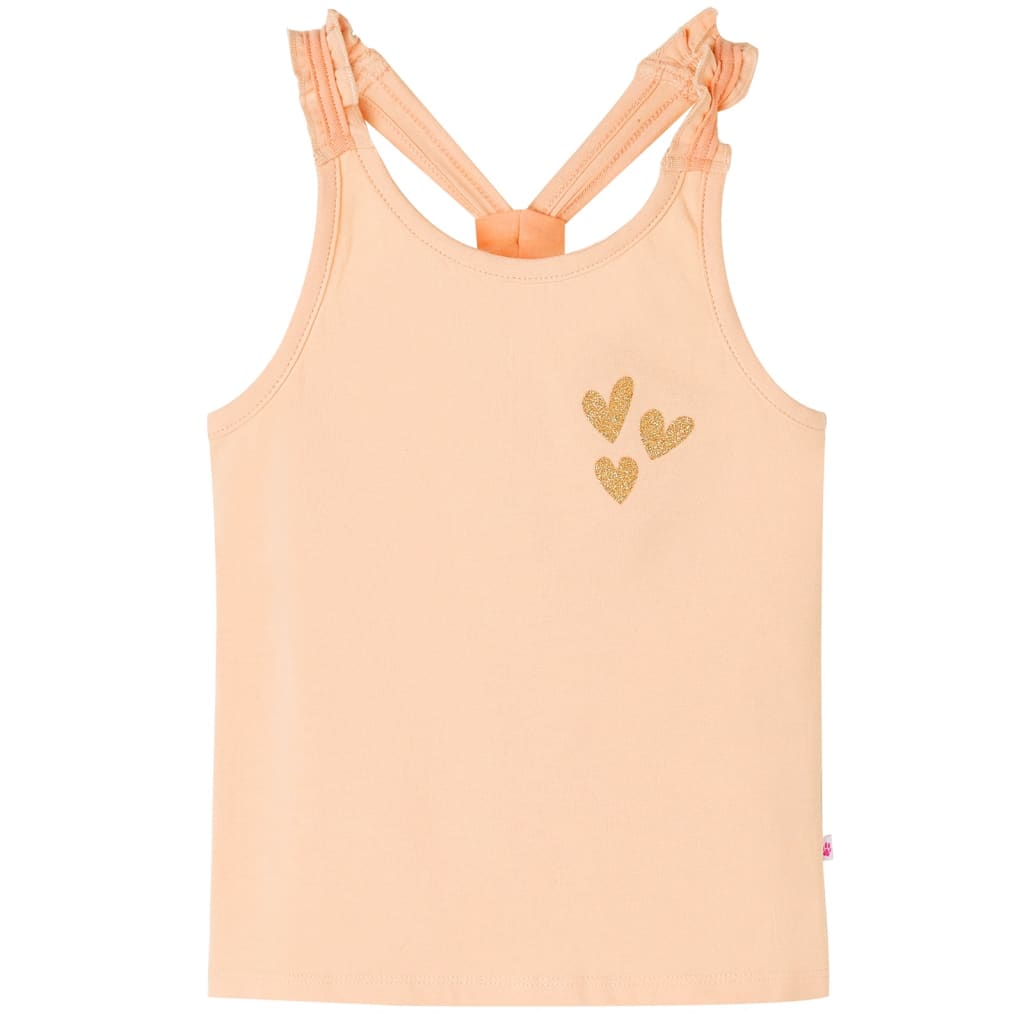 Kids' Tank Top Light Orange 140 - Direct Imports