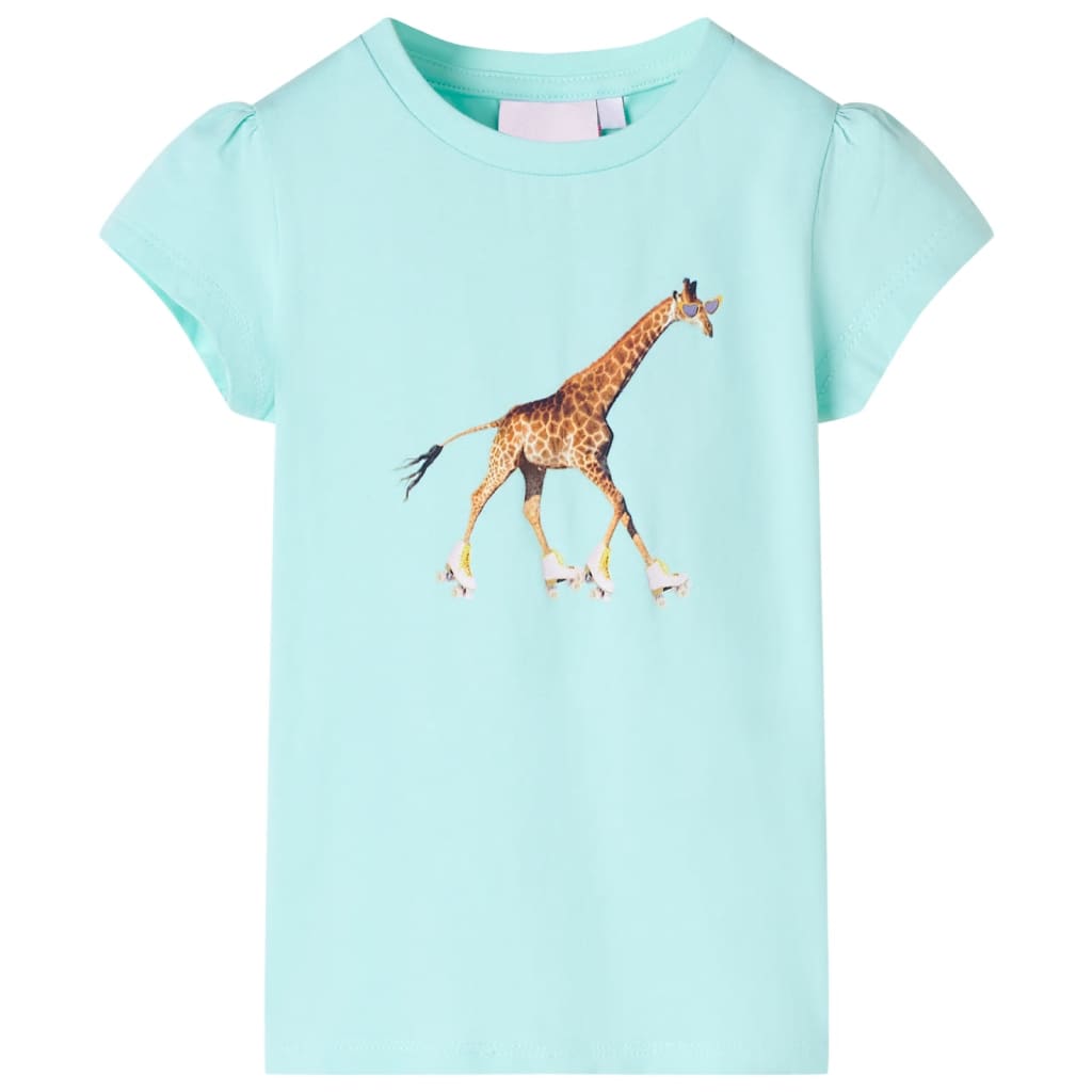 Kids' T-shirt Light Aqua 128 - Style and Chic
