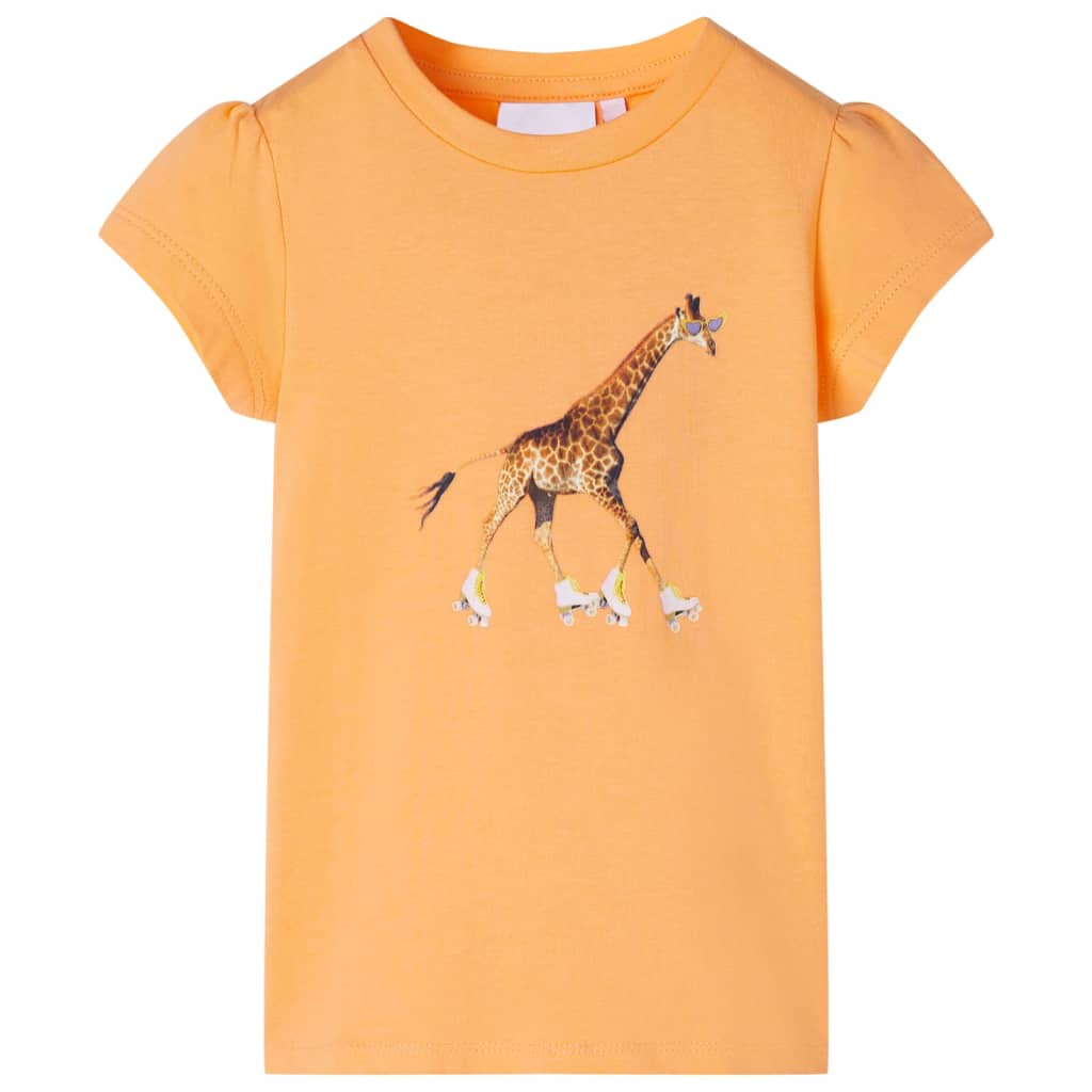 Kids' T-shirt Bright Orange 128 - Millennium Furniture