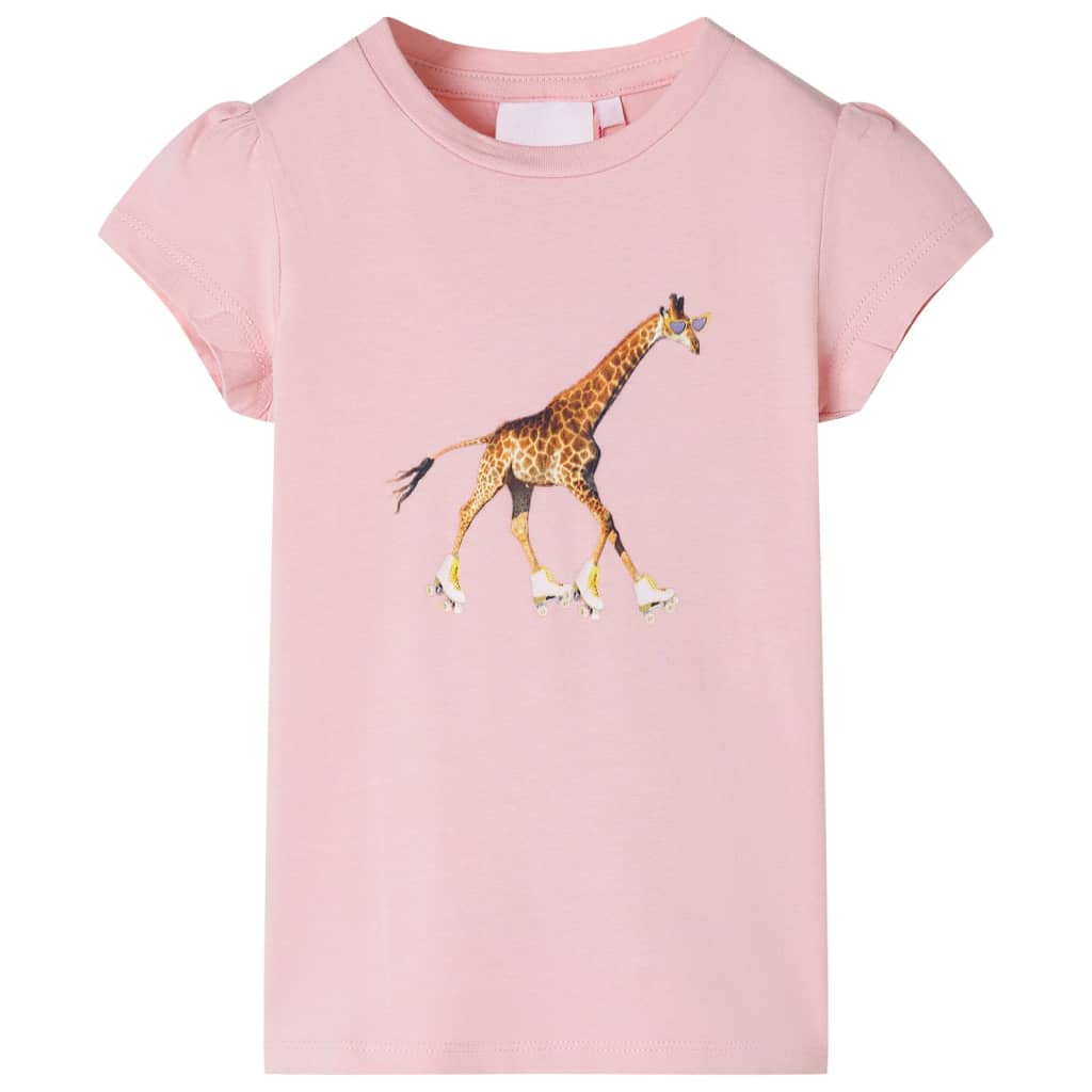 Kids' T-shirt Light Pink 116 - Brittle & Co