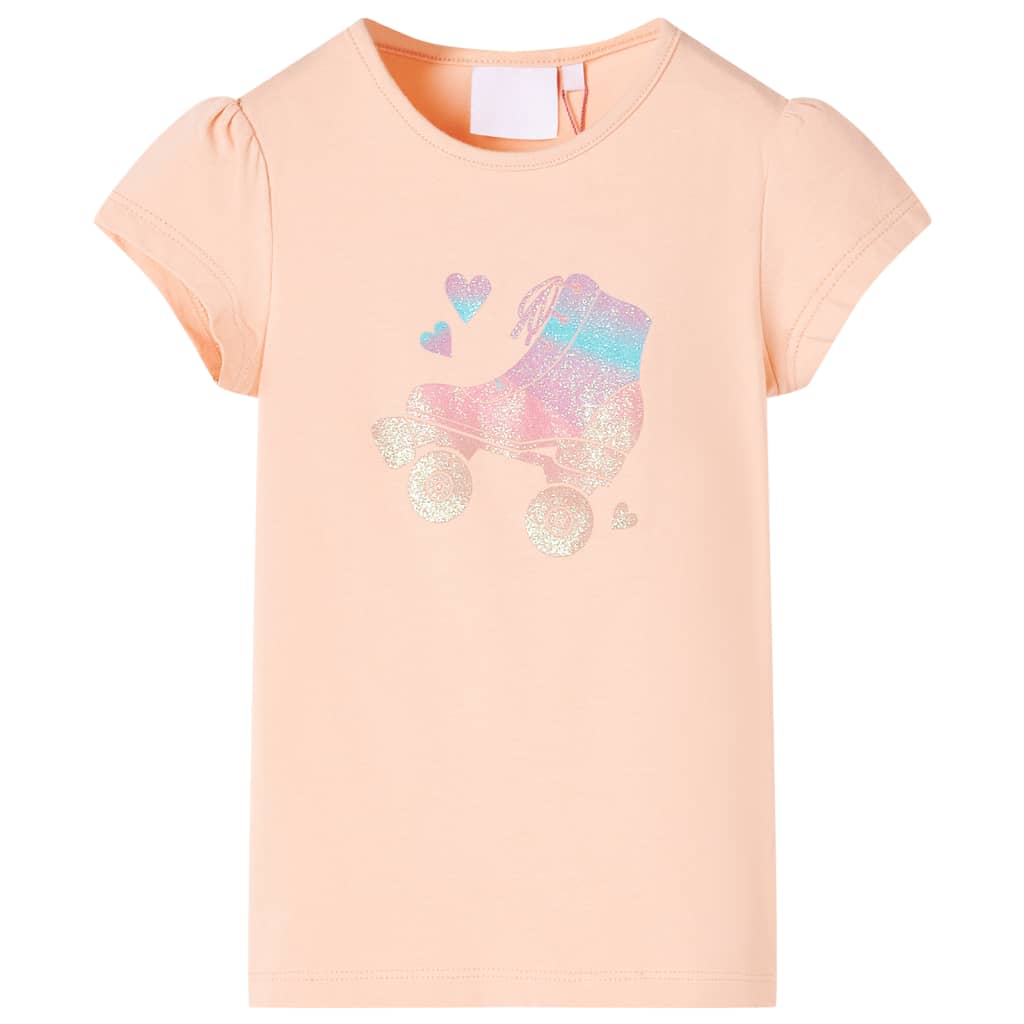 Kids' T-shirt Light Orange 104 - Direct Imports