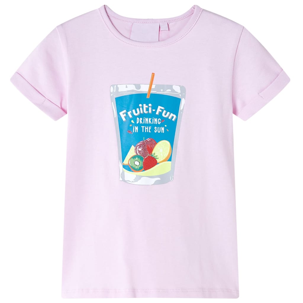 Kids' T-shirt Soft Pink 116 - Unbeatable Bargains