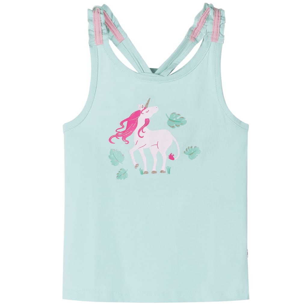 Kids' Tank Top Light Mint 116 - Merlin Deals