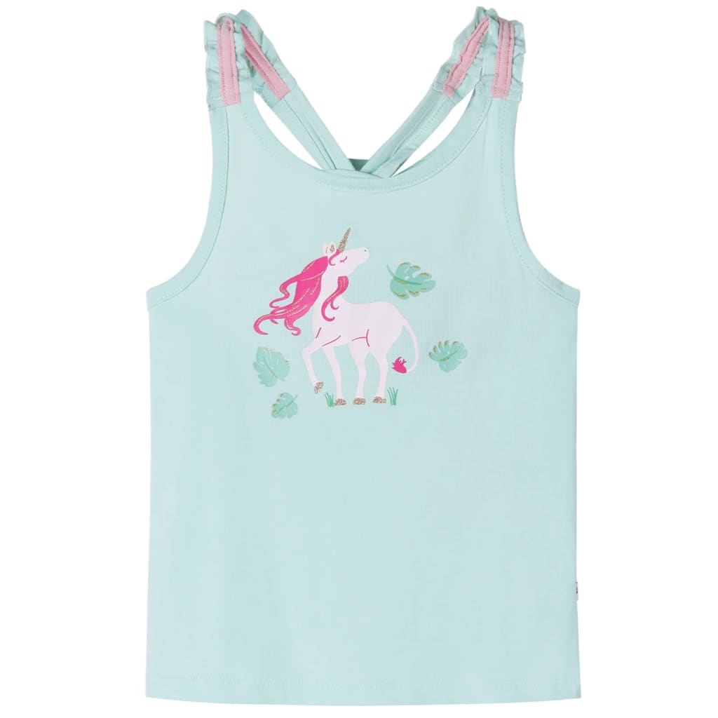 Kids' Tank Top Light Mint 140 - Merlin Deals