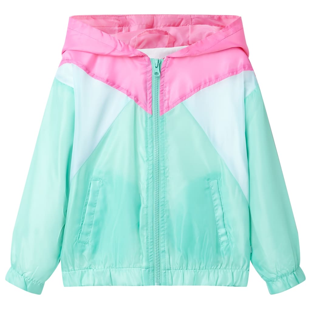 Kids' Hooded Jacket with Zip Multicolour 92 - Merlin Deals
