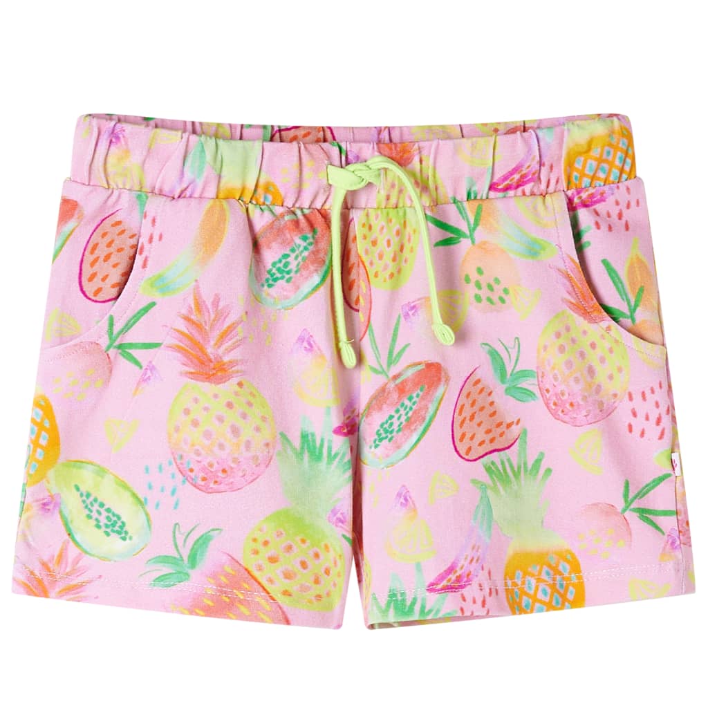 Kids' Shorts with Drawstring Soft Pink 140 - Unbeatable Bargains