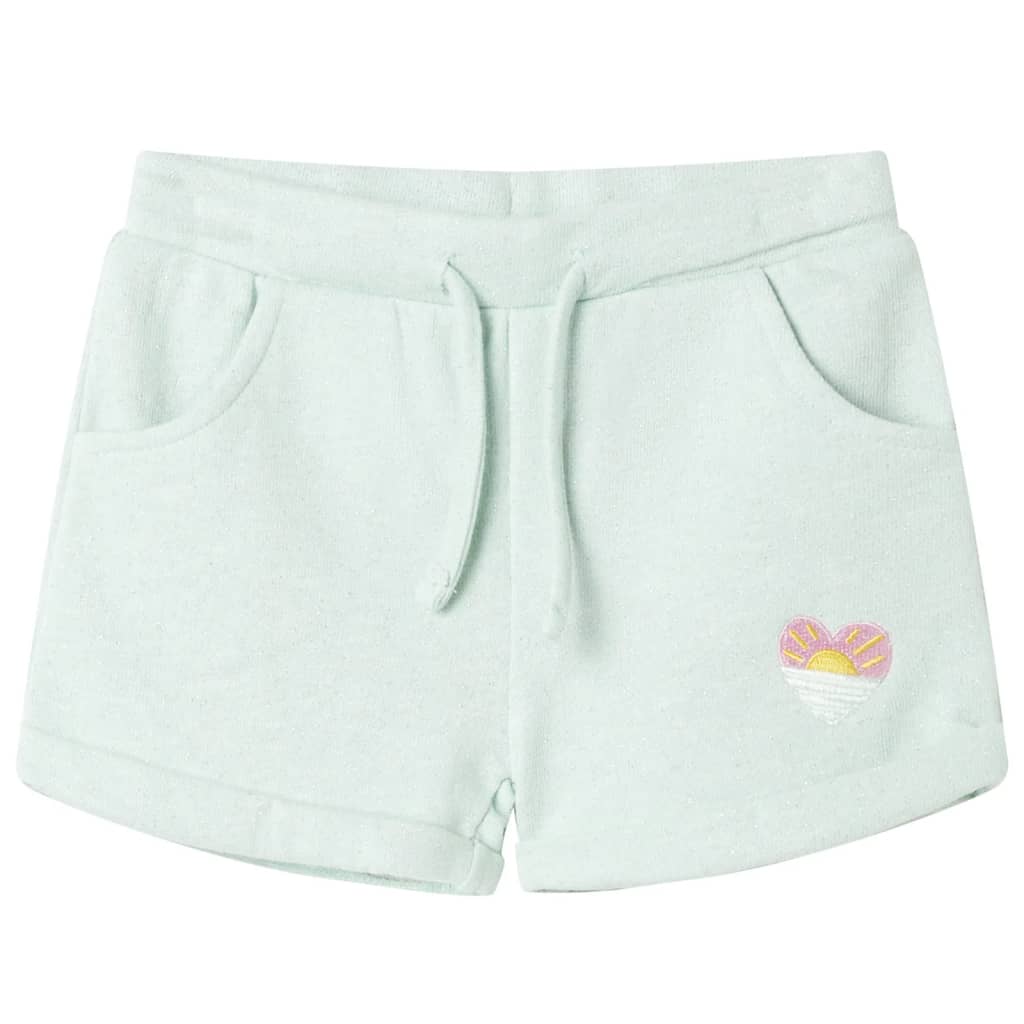 Kids' Shorts with Drawstring Mixed Light Mint 128 - Merlin Deals