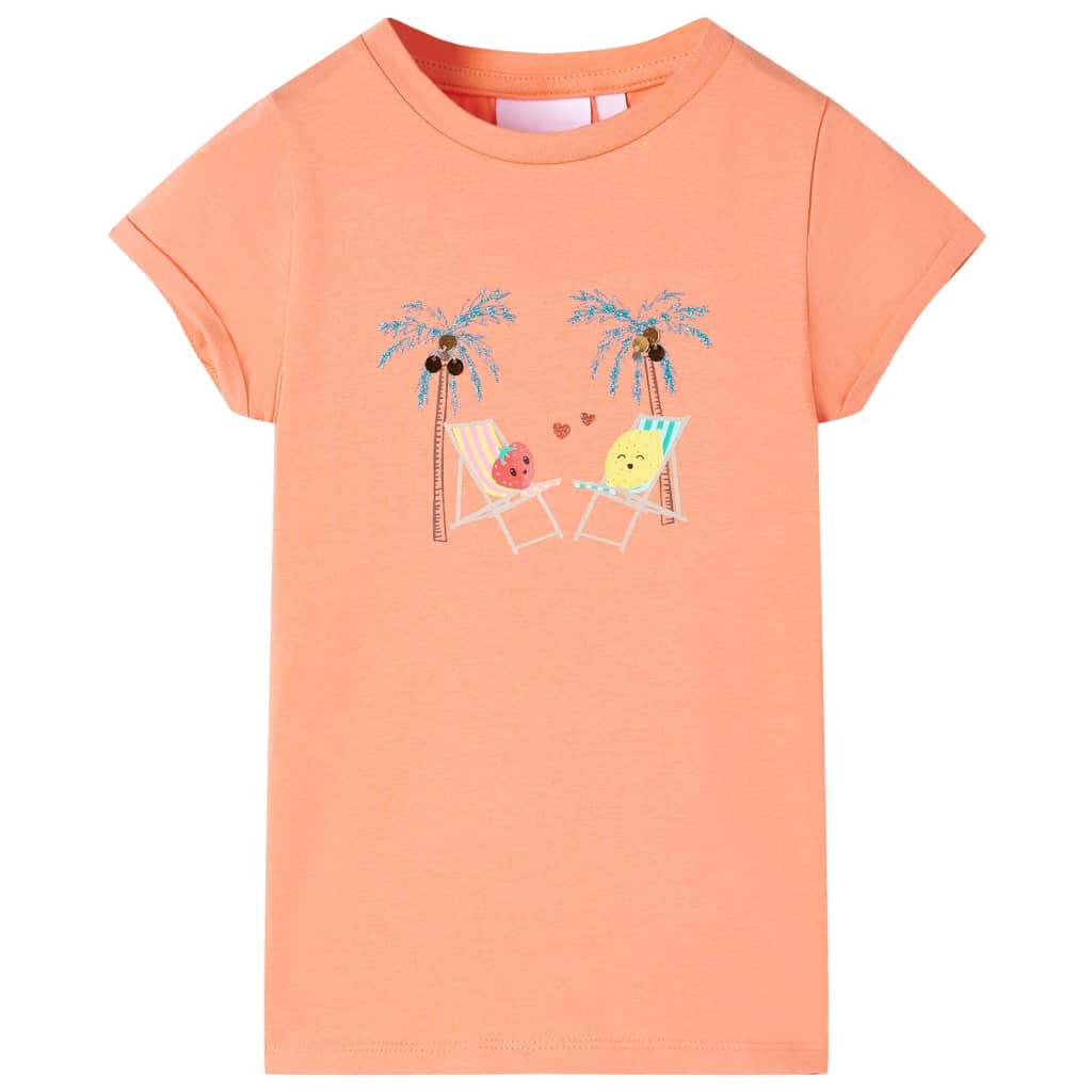 Kids' T-shirt Peach 128 - Sid & Sam