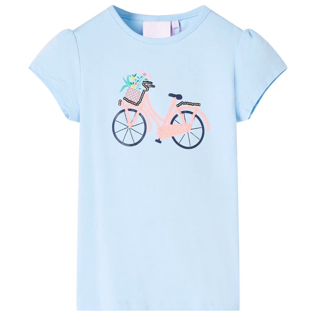 Kids' T-shirt Light Blue 128 - Brittle & Co