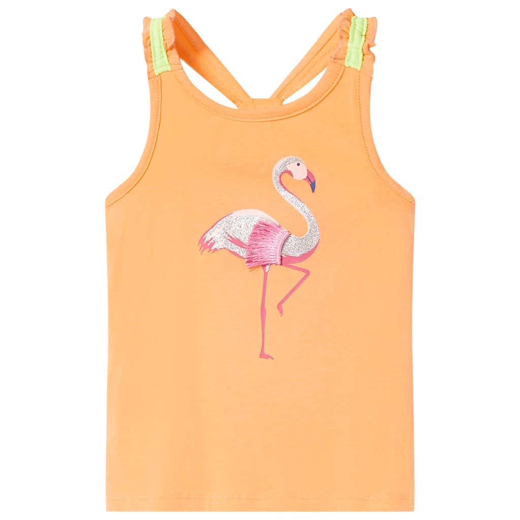 Kids' Tank Top Bright Orange 116 - Merlin Deals
