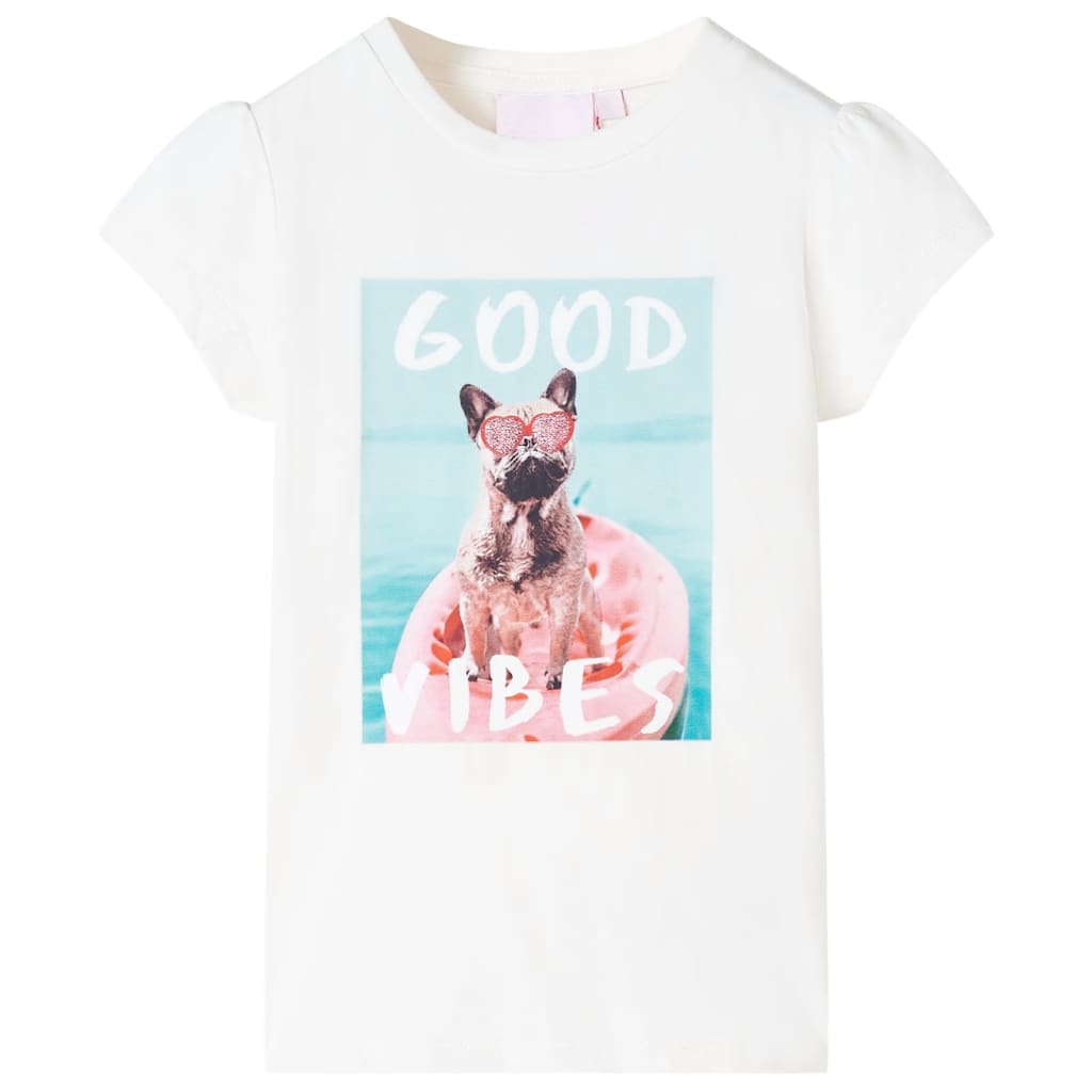 Kids' T-shirt Ecru 140 - Merkel Designers