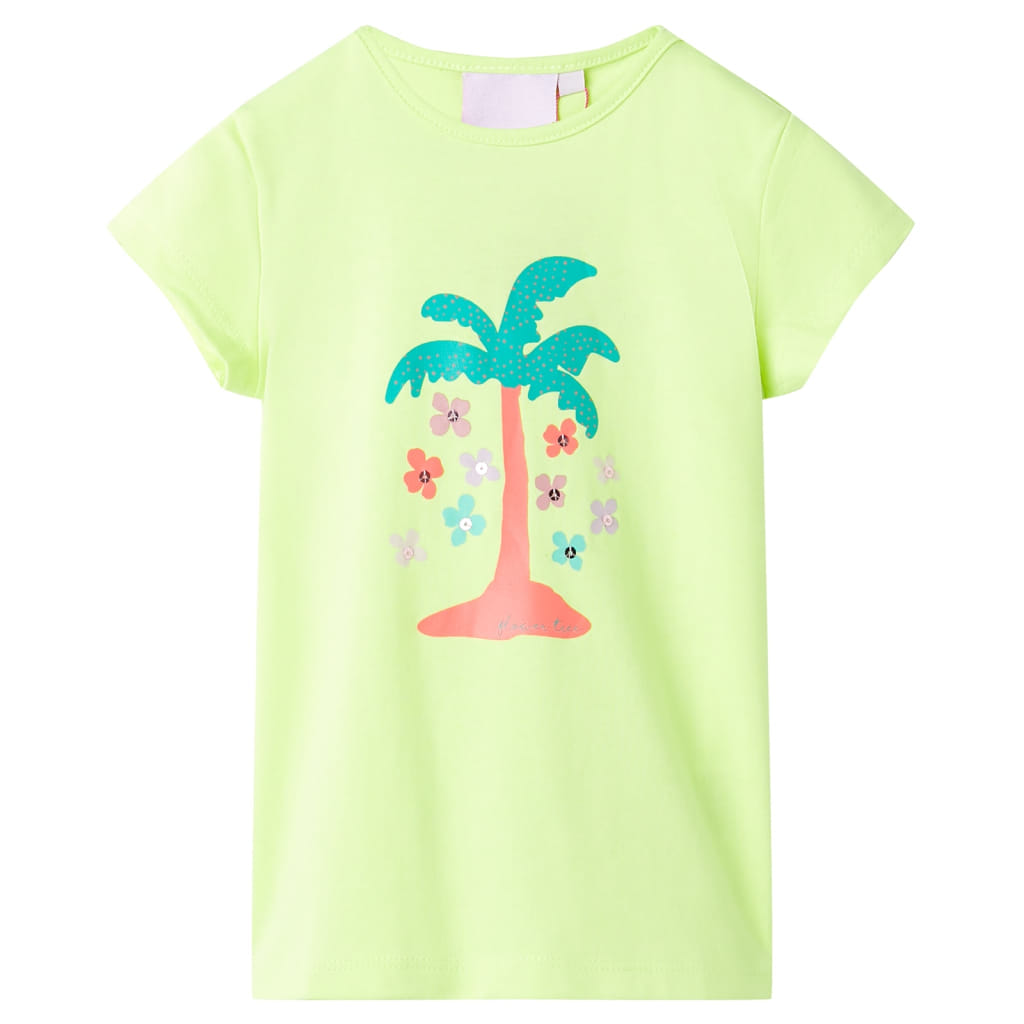 Kids' T-shirt Fluo Yellow 116 - All Things Good