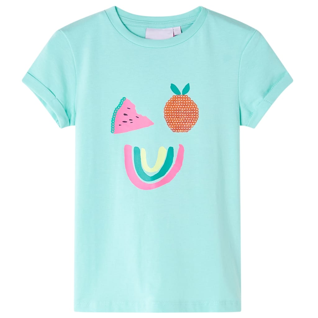 Kids' T-shirt Light Mint 128 - Sid & Sam