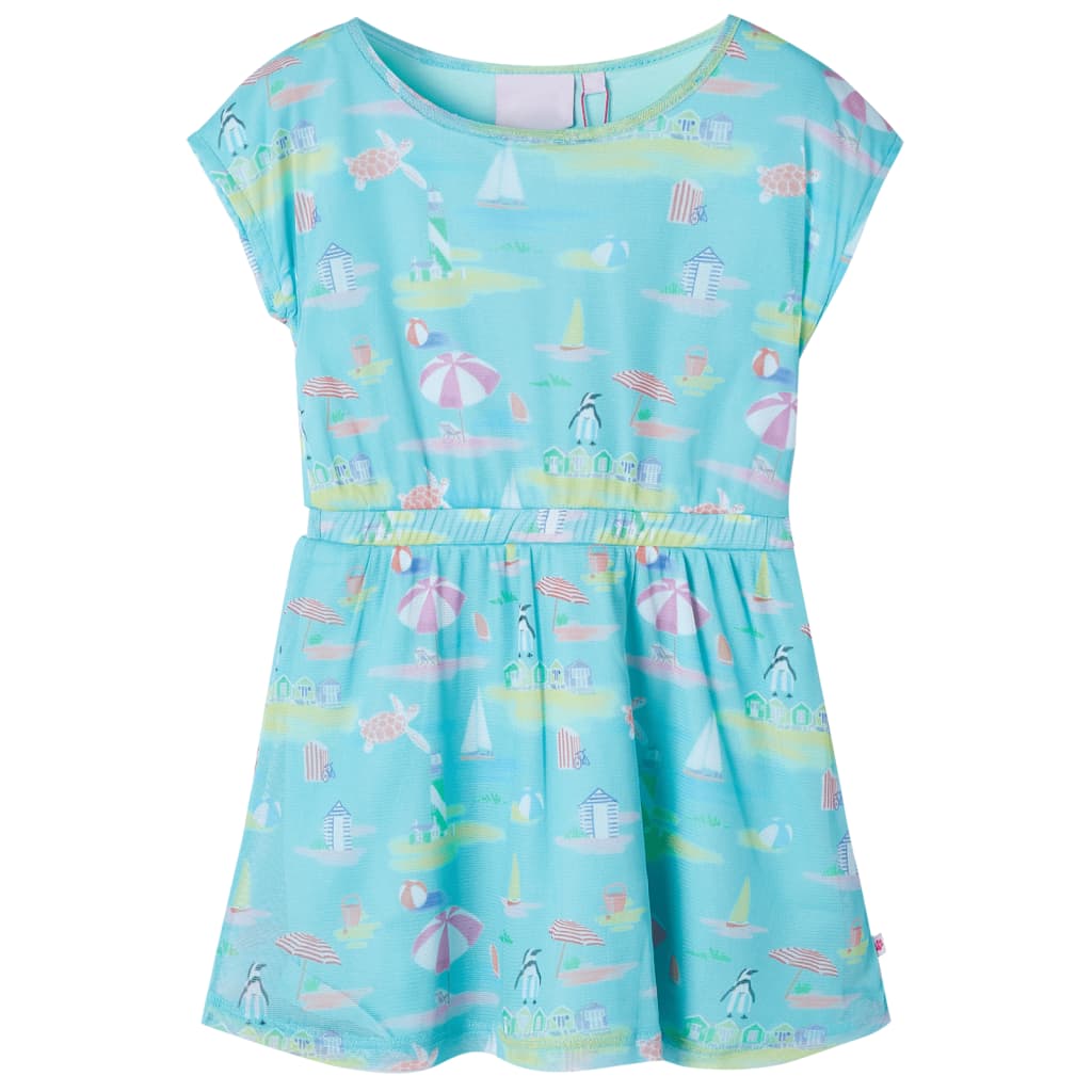 Kids' Dress Light Aqua 116 - Merkel Designers